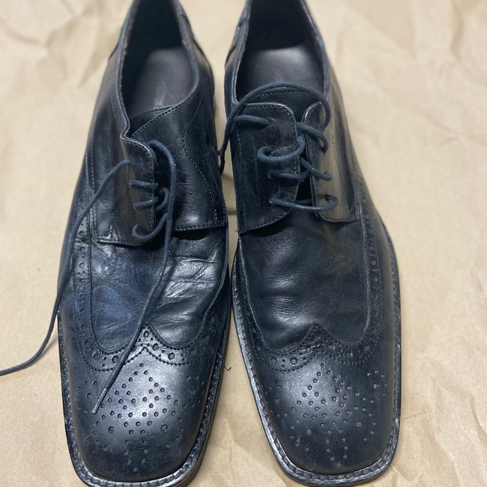 Barely used black dress shoes